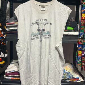 Flint Hills Death Ride 1998 white and black cotton t-shirt